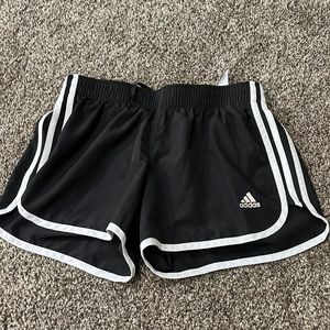 Adidas running shorts with liner. Size small, 3in inseam.